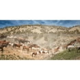 thumbnail image 3 of PHBurchett 18x11 Black Modern Framed Museum Art Print Titled - Moving the Herd, 3 of 5