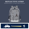 thumbnail image 5 of FORMRS Unisex School Backpack 17" Student Travel Bag with Laptop Compartment, Winter Forest, 5 of 7