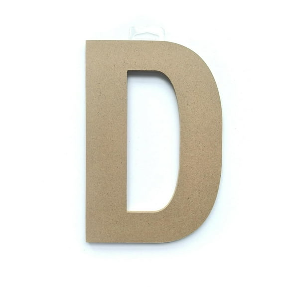 Lettre D en bois du décor Lerman Lettre D en bois