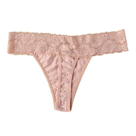 

3PCK Women S Panties Lce Low Waist Through Waist Bikini Brief Underwear Thong Seamless Underwear For Women
