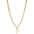 thumbnail image 2 of Gold Dainty Alphabet Pendant Necklace Capital Pendant for Women Gifts Golden, 2 of 9