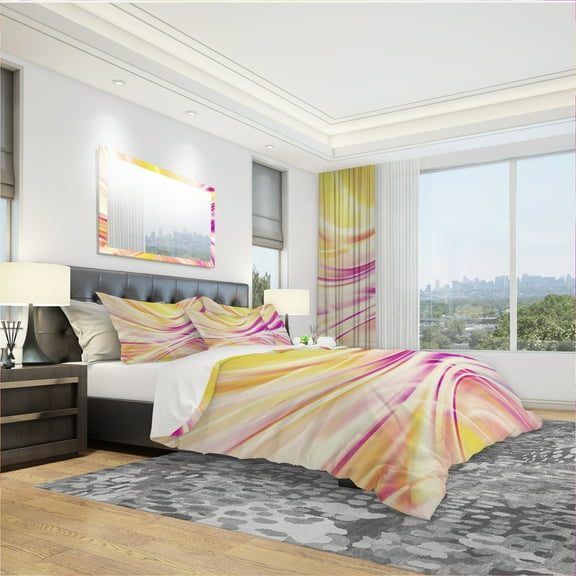 Designart 'Candy Stripes' Modern & Contemporary Duvet Cover Set