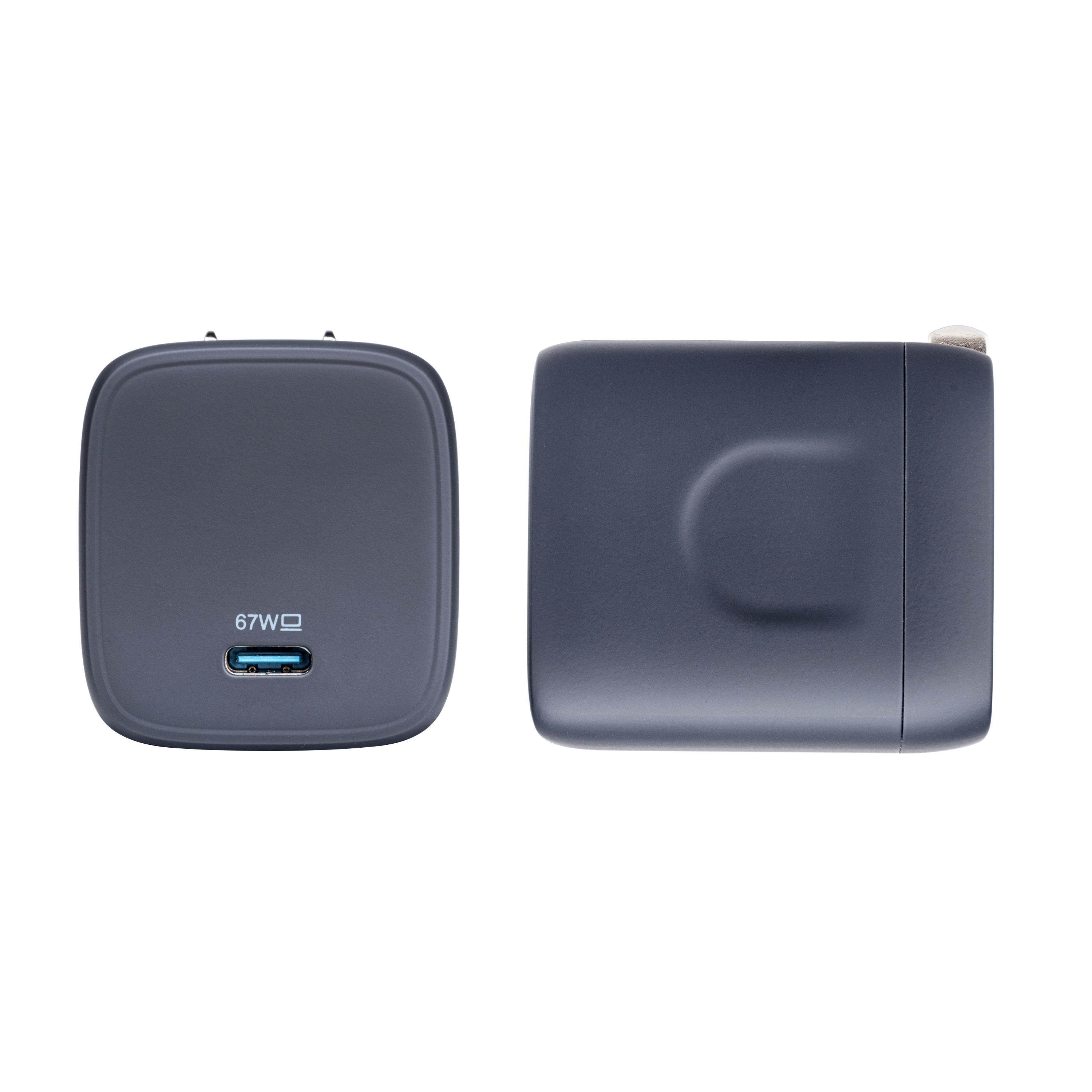 Cargador para laptop onn GAN de 67W con puerto USB-C, compatible con Apple, Dell, HP, Asus, Acer, Lenovo, gris 8