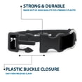 thumbnail image 4 of Buckle-Down Pet Collar, Dog Collar Plastic Buckle, Dont Judge Me Black White, 11 to 16.5 Inches 1.0 Inch Wide, 4 of 8