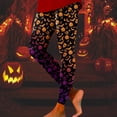 thumbnail image 3 of Womens Halloween Leggings Elastic High Waist Funny Print Slim Fit Lifting Tights Pants Workout Yoga Pants, 3 of 6