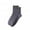 Grey, variant on harmtty Cotton Mid-calf Socks 1 Pair Unisex Mid-tube Cotton Socks Solid Color Breathable Stretchy Black