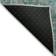 thumbnail image 5 of Addison Rugs Chantille Indoor/Outdoor Traditional Border Teal Machine Washable Rectangle Rug, 5' x 7'6", 5 of 7