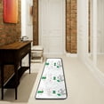 thumbnail image 2 of SKYSONIC 2'X6' Cute Funny Cat Runner Rug with Rubber Backing, Happy Saint Patrick Non Slip Entryway Rug Runner Washable Soft Area Rug Carpet for Hallway Bedroom Kitchen Decor, 2 of 6
