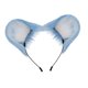 thumbnail image 2 of Diadema con orejas de hámster, diadema con orejas de animales para fiestas temáticas de animales, accesorios para fotos Azul, 2 of 8