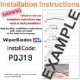 thumbnail image 3 of 2025 Jeep Wrangler Beam Blade Wipers (Set of 2), 3 of 3