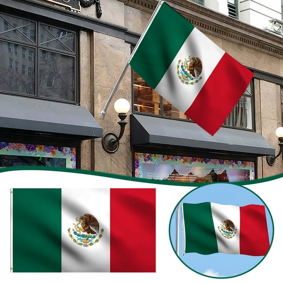 Boreal Craft The Mexican National Flag Is A Must Have For Celebrations! Fabric Bright Colors Suitable For Indoor And Outdoor Decoration Making Your Party More Festive! Flag Tape Flag Manga 6 Flag