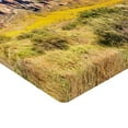 thumbnail image 2 of Ambesonne Landscape Fitted Sheet, Blooming Mountain, Twin XL Size, Orange and Brown, 2 of 3