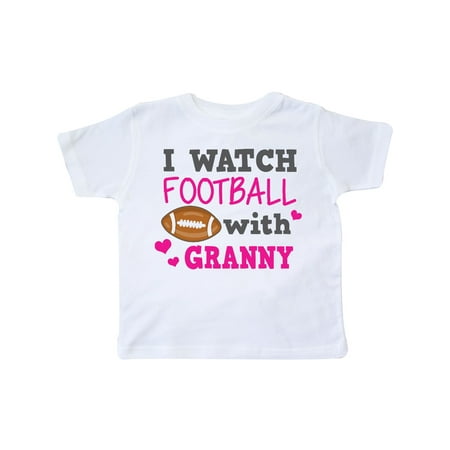 

Inktastic I Watch Football with My Granny Gift Toddler Toddler Girl T-Shirt