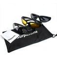 thumbnail image 6 of 3 Pair Motorcycle Riding Glasses Padding Goggles UV Protection Dustproof Windproof Motorcycle Sunglasses for Outdoor Actives, 6 of 12