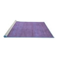 thumbnail image 2 of Ahgly Company Machine Washable Indoor Rectangle Abstract Blue Modern Area Rugs, 6' x 9', 2 of 4