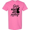 thumbnail image 3 of Inktastic Hunting Girls Hunt Too Only Prettier with Doe and Arrow T-Shirt, 3 of 5