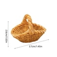 thumbnail image 3 of TIELUTT 3 Centimeter Mini Woven an Synthetic Resin for Photography and Miniature Scenes Ornament Cooking Ornament Colorful Ornament Set Keepsake Christmas Ornament Complete Ornament Set, 3 of 4