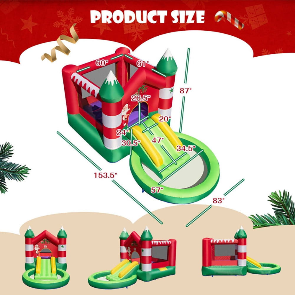 Aimee Lii Inflatable Bounce House with Blower for Kids Aged 3-10 Years, Playhouse for Kids Outdoor