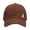 Brown, variant on Youth And Adult Side Embroidered Baseball Cap Classic Visor Hat For Outdoor Sports Activities Green One Size