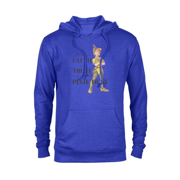 Disney 100 Anniversary Peter Pan D100 Quote Pixie Dust - Pullover Hoodie for Adults - Customized-Royal