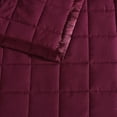 thumbnail image 5 of Beatrice Home Fashions, Down Alt Blanket with Satin Trim, King, Cabernet, 5 of 6
