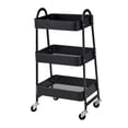 thumbnail image 3 of Carrito de Baño Strade Fareast Limited con Ruedas Organizador de Unidades para Dormitorio Cocina Color Negro, 3 of 8