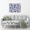 thumbnail image 5 of Kdxio Blue Fish1 Wall Hanging Tapestries Banner For Bedroom College Dorm Home Living Room Party Decor 29X37 In, 5 of 8