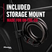 Master Lock Cable Lock, Set Your Own Combination Bike Lock, 6 ft. Long