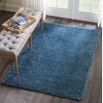 thumbnail image 5 of Nourison Malibu Shag Blue Contemporary 3' 11" x 5' 11" Area Rug, 5 of 7