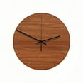 thumbnail image 4 of linyes 12 Inch Wooden Wall Clock Silent Non-Ticking Decorative For Home Office Bedroom, 4 of 8