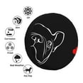 thumbnail image 4 of Gaeub French Bulldog 14-17in Tire Cover, Spare Tire Cover, for Camper Caravan, Trailer, Car, Truck, SUV, Jeep-14 inch, 4 of 6