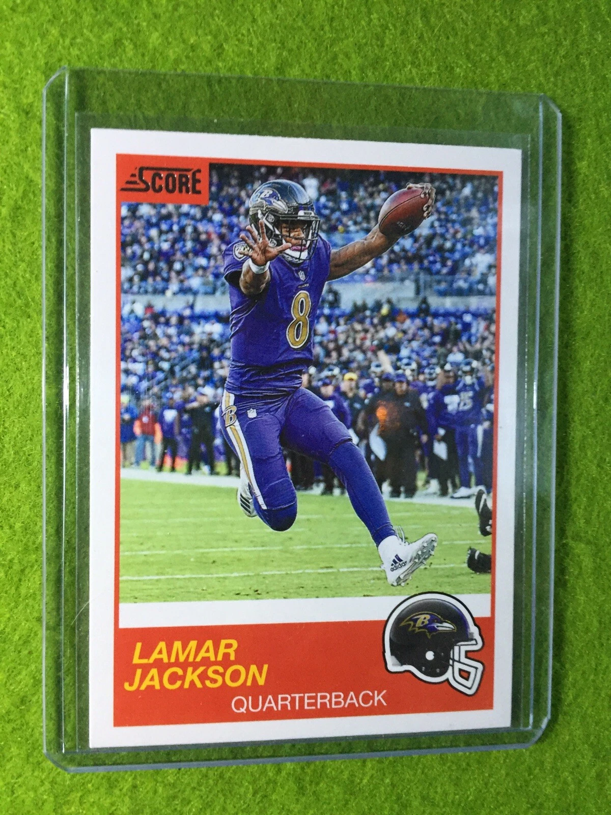 LAMAR JACKSON CARD BALTIMORE RAVENS 2019 Score Football