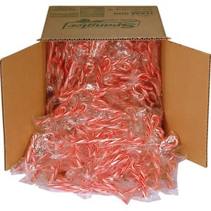 Spangler, SPA900, Peppermint Candy Canes, 500 / Box