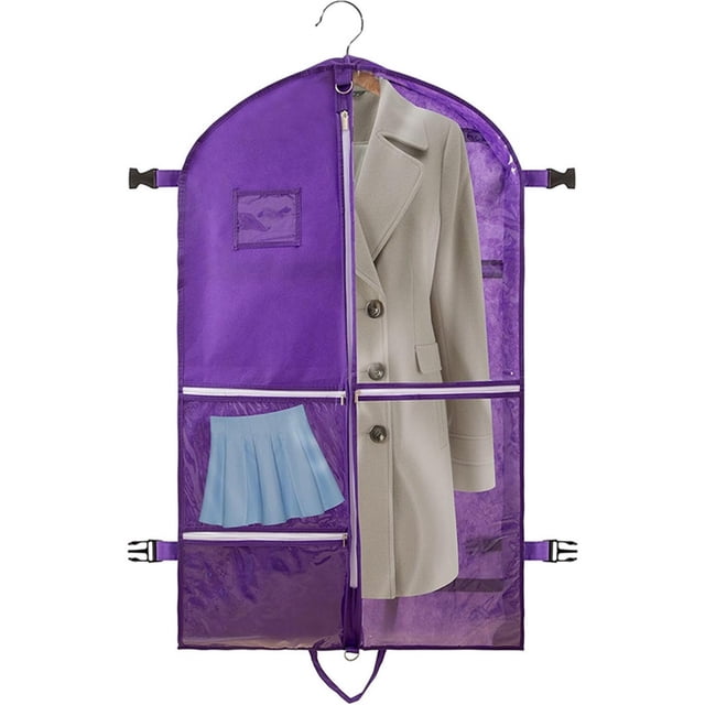 Sac à Vêtements pour Costumes de Danse, Sacs à Vêtements de Danse pour Danseurs Sacs de Récital de Danse pour Enfants Sac à Vêtements d'Uniforme de Cheer de Compétition pour Rangement de Voyage (Violet)