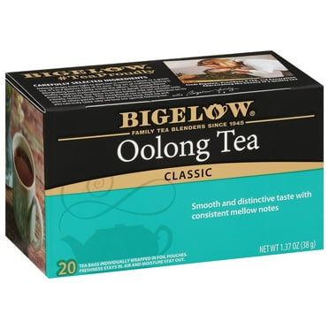 Pack of 2 - Bigelow Tea Oolong Tea, Caffeinated Tea With Fresh, Smooth Taste, 20 Count Box (Pack Of 6), 120 Total Tea Bags