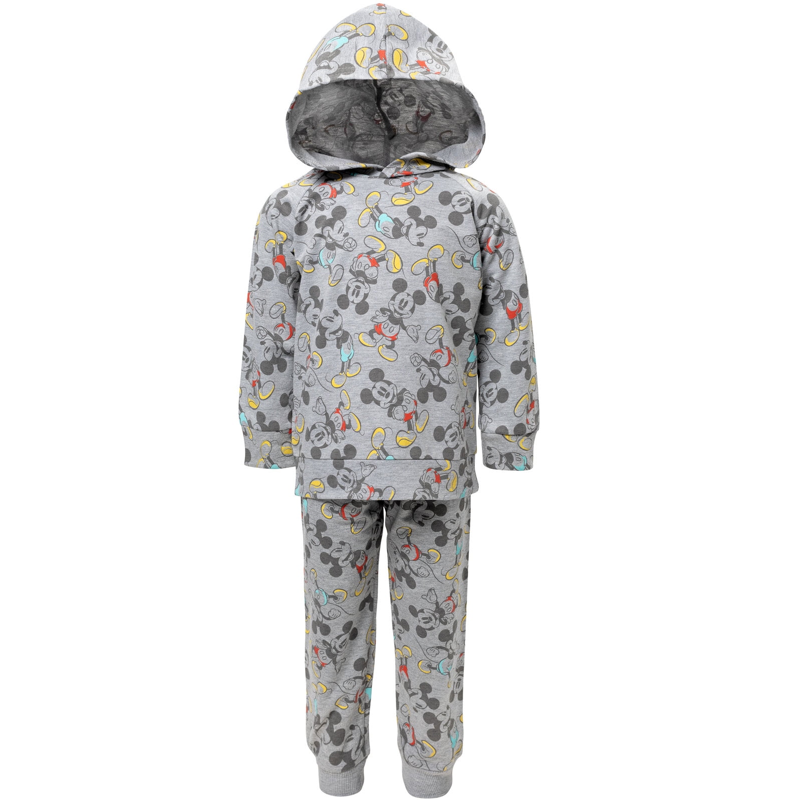 Disney Mickey Mouse Little Boys French Terry Hoodie and Jogger Pants Set