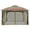 Beige, variant on APEX GARDEN 10' x 12' Gazebo Replacement Mosquito Netting