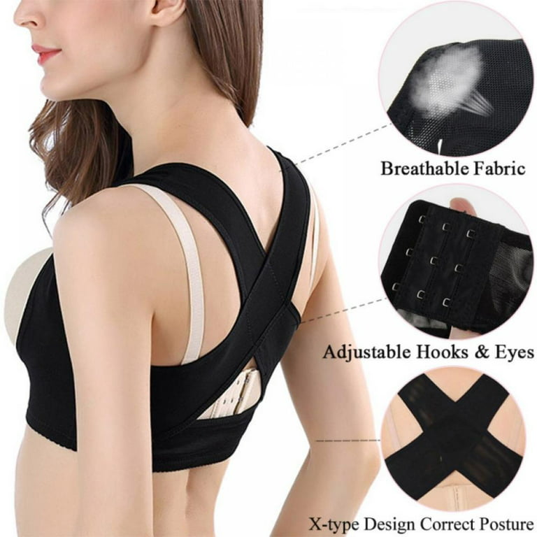 Chest Posture Corrector for Women, Humpback Correct Posture Corset Bra  Posture Shape Corrector Breast Support Bra(#8) Upper Back Brace  Straightener : : Health & Personal Care
