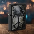 thumbnail image 2 of Tree of Peace Black Zippo Lighter, 2 of 4