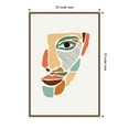 thumbnail image 4 of Amanti Art Color Abstract Faces #2 Framed Canvas Wall Art Print, 4 of 9