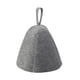 thumbnail image 3 of Gorro de ducha, gorro de baño ruso, protección anticalor para la cabeza, turbante para el cabello, toalla de secado Gris, 3 of 9