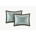 thumbnail image 4 of Madison Park Queen Juliana 9-Piece Charmeuse Comforter Set, Blue, 4 of 5