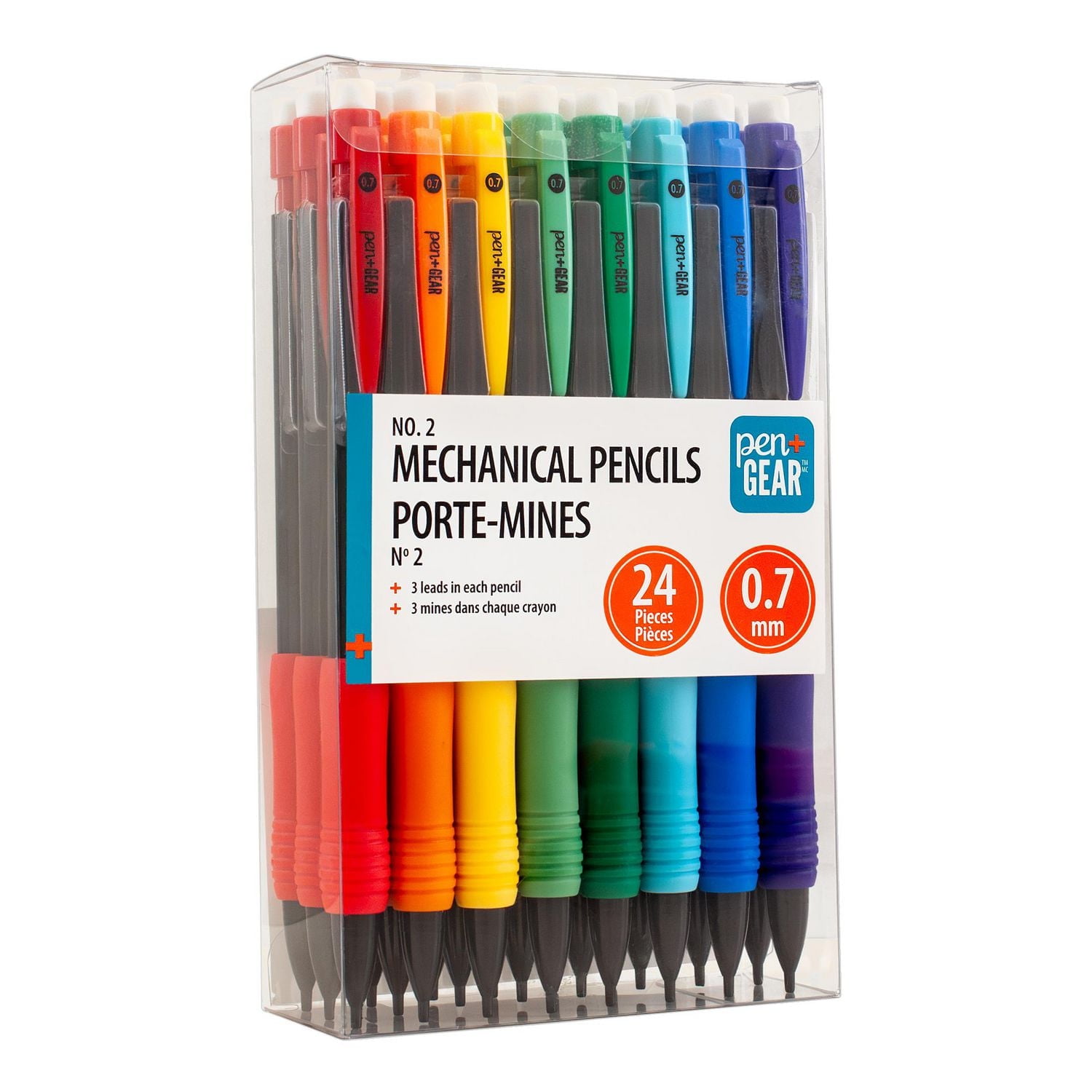 Pen+Gear No. 2 Mechanical Pencils, 0.7 mm, 24 Pack, 24 Pack