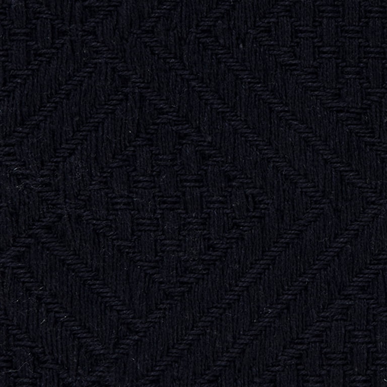 Mainstays Woven Diamond Black Table Runner photo 4