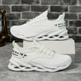 thumbnail image 2 of Jkety Running Shoes Men's Running Shoes Breathable Walking Lightweight Athletic Fashion Sneakers Casual Shoes White,7, 2 of 6