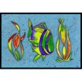 thumbnail image 1 of Carolines Treasures 8570MAT 18 x 27 In. Tropical Fish on Blue Indoor or Outdoor Mat, 1 of 4