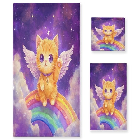 Wobogo Rainbow Angel Cat Ultra Soft 3 Pack… product image