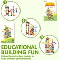 thumbnail image 5 of 236Pcs Glowing Marble Run with Motorized Elevator- Construction Building Blocks Toys with 30 Glow in The Dark Plastic Marbles, STEM Gifts for Boys and Girls, 5 of 7
