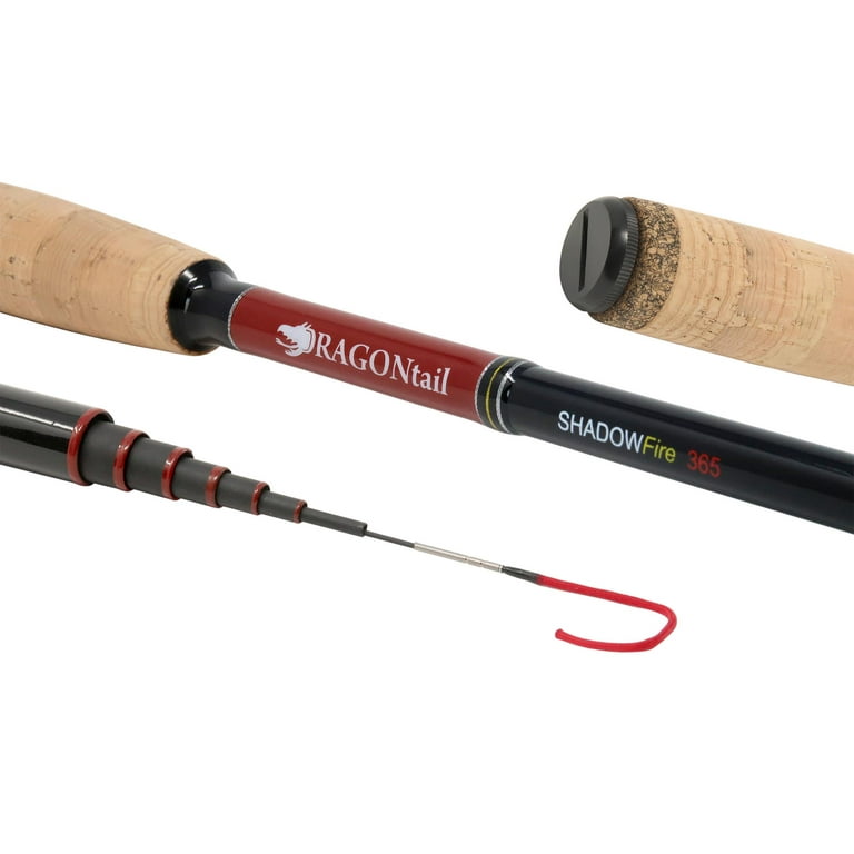 DRAGONtail Shadowfire 365 12' Tenkara Fishing Pole Kit with DRAGONtail Shadowfire 365 12' Tenkara Fishing Pole Kit with