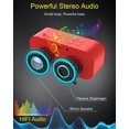 thumbnail image 5 of Alarm Clock for Bedroom/office,Digital Clock with Bluetooth Speaker,Small Alarm Clock for Heavy Sleepers Adults/Teens with Dual Alarms,Mirror Led Display,Hands-Free Calling, 5 of 5